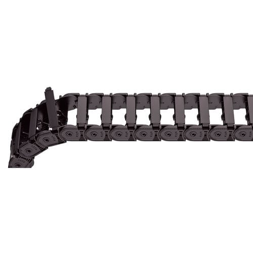 开口扣式拖链 - QUICKTRAX® series - TSUBAKI KABELSCHLEPP - 开口 / 塑料 / 挠性