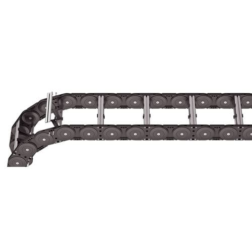 开放式拖链 - XLC1650 RM - TSUBAKI KABELSCHLEPP - 钢 / 塑料 / 铝制