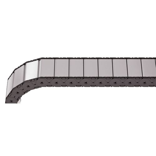 开口拖链 - MT series - TSUBAKI KABELSCHLEPP - 全封闭式 / 塑料 / 铝制