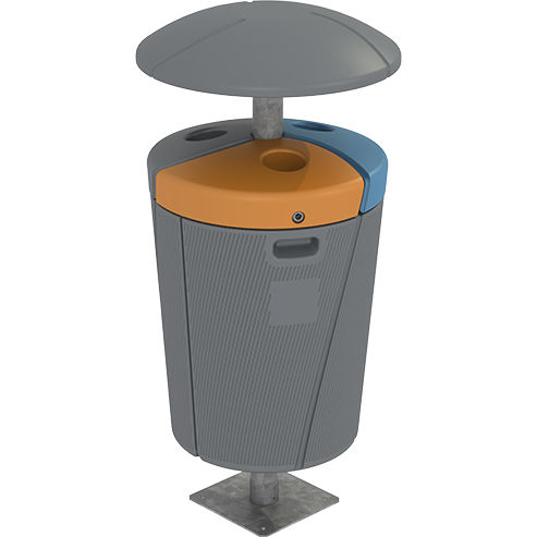 钢垃圾桶 - PHOENIX - SULO Umwelttechnik GmbH  - 用于工业废料 / 圆盖