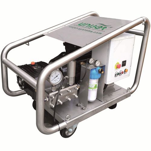冷水高压清洗机 - 1000E15 JET - UNIJET SYSTEMS  - 三相 / 移动式 / 不锈钢