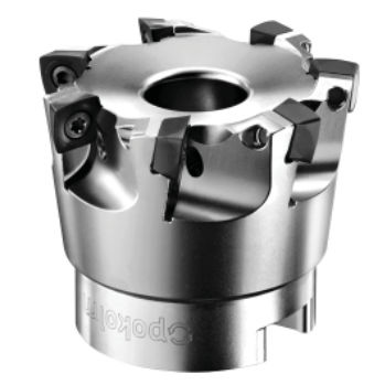套式立铣刀 - QUADWORX® L - POKOLM Frästechnik GmbH & Co. KG - 可转位刀片 / 粗加工 / 用于钢材