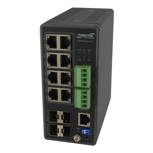 管理型网络交换机 - SISPM1040-384-LRT-C - Nom du compte Lantronix - 8端口 / 嵌入式 / PoE