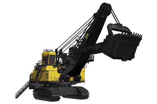 履带式正铲挖掘机 - 4100C AC - KOMATSU FORKLIFT/小松 - 用于矿场