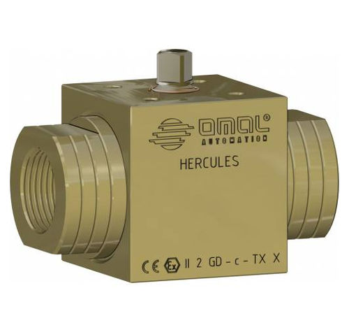 球形阀 - HERCULES - OMAL Spa - 杠杆 / 石油 / 用于气体