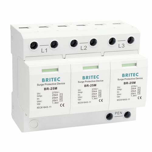I型避雷器 - BR-25M 3P series - Britec Electric Co., Ltd - 2 型 / 3 型 / I 级
