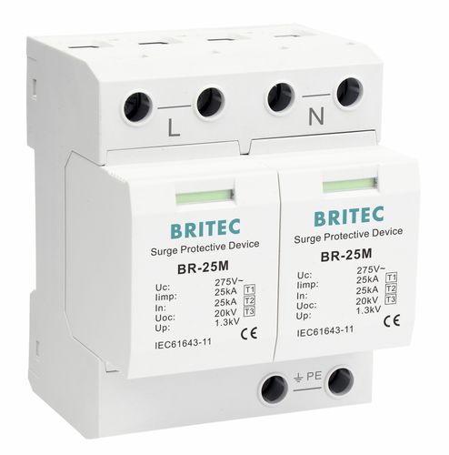 I型避雷器 - BR-25M 2P series - Britec Electric Co., Ltd - 2 型 / 3 型 / I 级