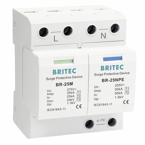 I型避雷器 - BR-25M 1+1 series - Britec Electric Co., Ltd - 2 型 / 3 型 / I 级