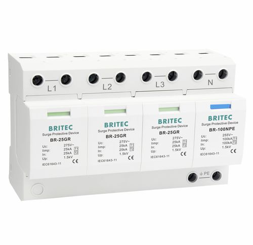 I型避雷器 - BR-25GR 3+1 series - Britec Electric Co., Ltd - I 级 / 电动安装 / 电力线路