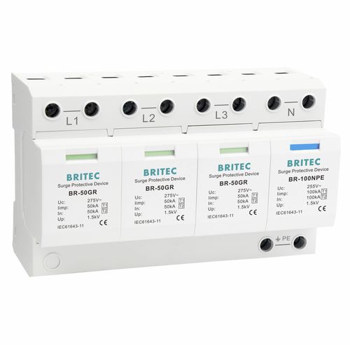 I型避雷器 - BR-50GR 3+1 series - Britec Electric Co., Ltd - 2 型 / I 级 / II 级