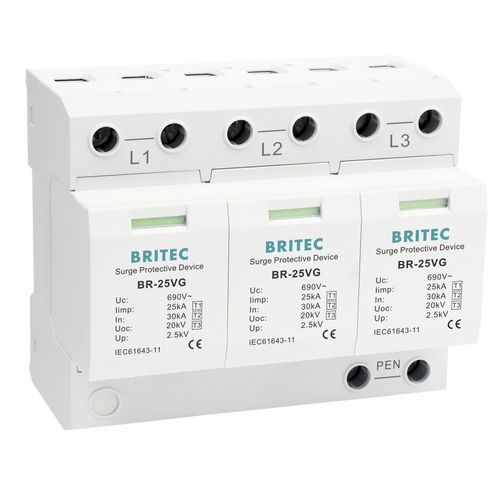 1型避雷器 - BR-25VG 3P series - Britec Electric Co., Ltd - 2 型 / 3 型 / I 级