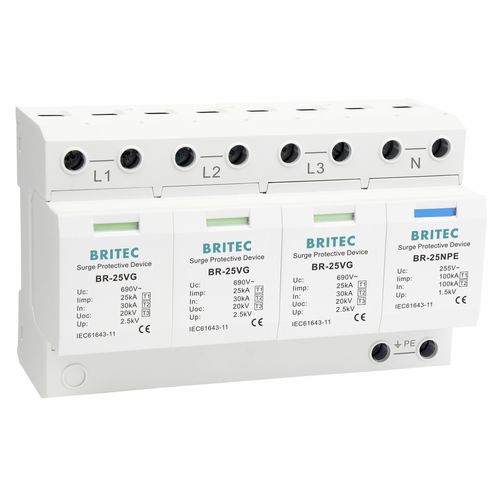 1型避雷器 - BR-25VG 3+1 series - Britec Electric Co., Ltd - 2 型 / 3 型 / I 级