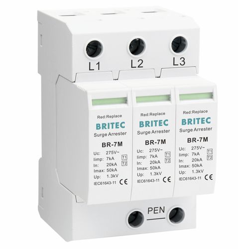1型避雷器 - BR-7M 3P  - Britec Electric Co., Ltd - 2 型 / I 级 / II 级