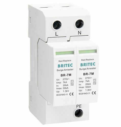 1型避雷器 - BR-7M 2P series - Britec Electric Co., Ltd - 2 型 / I 级 / II 级