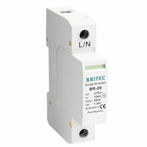 单极避雷器 - BR-20 1P  - Britec Electric Co., Ltd - 2 型 / II 级 / 遥测信号