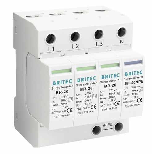 II型避雷器 - BR-20 3+1 series - Britec Electric Co., Ltd - II 级 / 电动安装 / 遥测信号