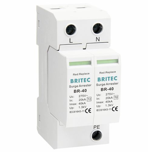 II型避雷器 - BR-40 2P series - Britec Electric Co., Ltd - II 级 / 电动安装 / 遥测信号