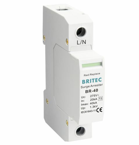 II型避雷器 - BR-40 1P series - Britec Electric Co., Ltd - II 级 / 遥测信号 / 电动安装