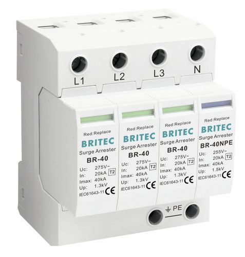 II型避雷器 - BR-40 3+1 series - Britec Electric Co., Ltd - II 级 / 电动安装 / 遥测信号