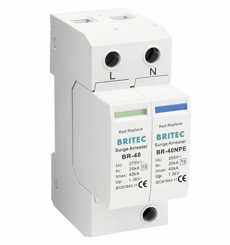 II型避雷器 - BR-40 1+1 series - Britec Electric Co., Ltd - II 级 / 电动安装 / 遥测信号