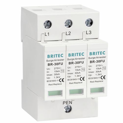 2型避雷器 - BR-30FU 3P series - Britec Electric Co., Ltd - II 级 / 遥测信号 / 压敏电阻