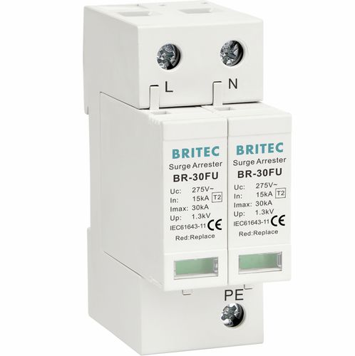 2型避雷器 - BR-30FU 2P series - Britec Electric Co., Ltd - II 级 / 电动安装 / 紧凑型