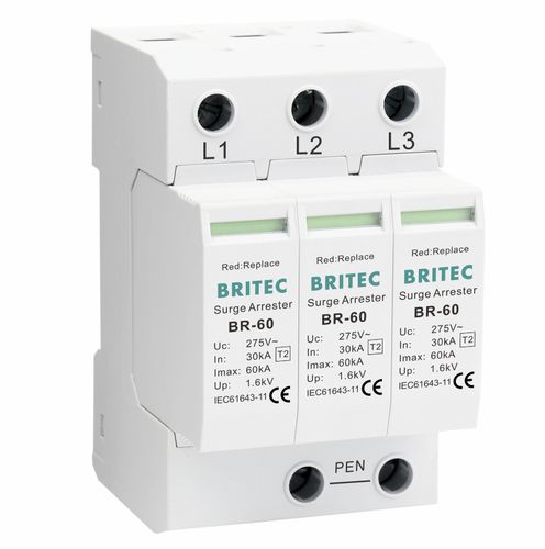 2型避雷器 - BR-60 3P series - Britec Electric Co., Ltd - II 级 / 电动安装 / 遥测信号