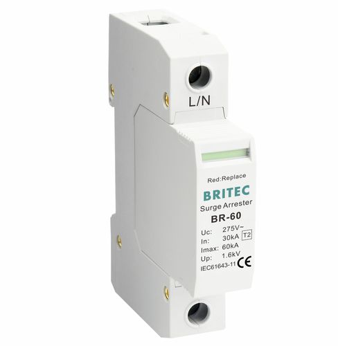 II型避雷器 - BR-60 1P series - Britec Electric Co., Ltd - II 级 / 电动安装 / 遥测信号