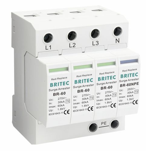 2型避雷器 - BR-60 3+1 series - Britec Electric Co., Ltd - II 级 / 电动安装 / 遥测信号