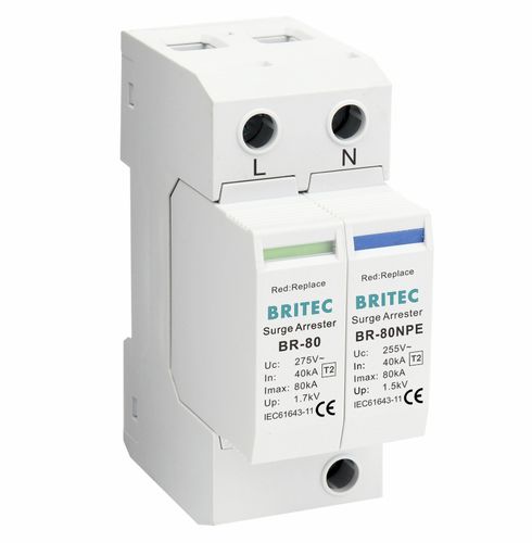 2型防雷盒 - BR-80 1+1 series - Britec Electric Co., Ltd - II 级 / 电动安装 / 遥测信号