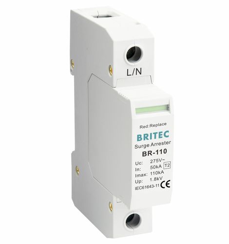 II型避雷器 - BR-110 1P series - Britec Electric Co., Ltd - II 级 / 遥测信号 / 电动安装