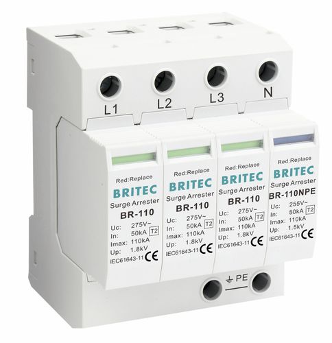 II型避雷器 - BR-110 3+1 series - Britec Electric Co., Ltd - II 级 / 电动安装 / 遥测信号