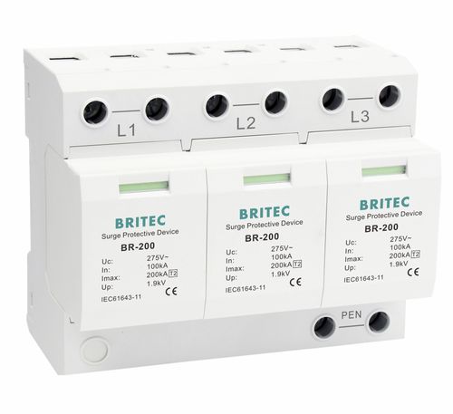 II型避雷器 - BR-200 3P series - Britec Electric Co., Ltd - II 级 / 电动安装 / 遥测信号