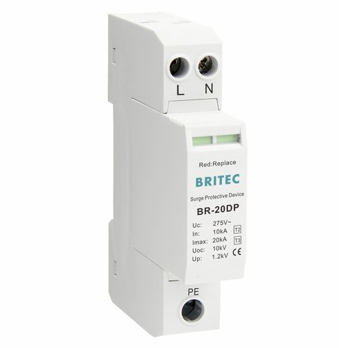 III型避雷器 - BR-20DP 2P series - Britec Electric Co., Ltd - III 级 / 电动安装 / 用于电网