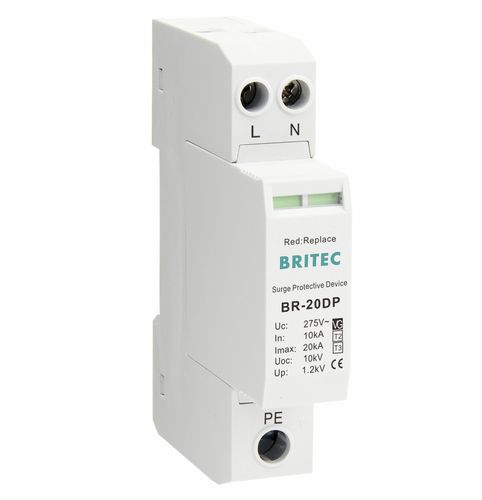 III型避雷器 - BR-20DP 1+1 series - Britec Electric Co., Ltd - III 级 / 电动安装 / 遥测信号