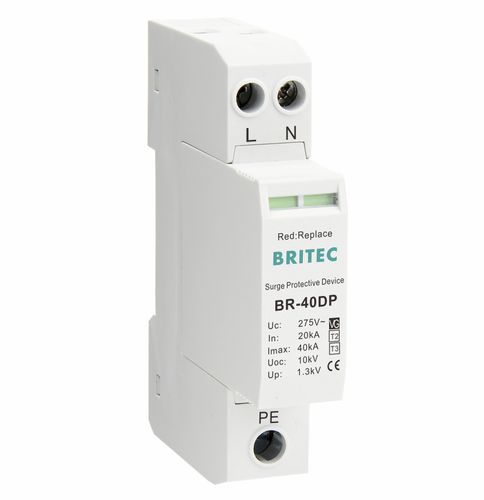 II型避雷器 - BR-40DP 1+1 series - Britec Electric Co., Ltd - 3 型 / II 级 / III 级