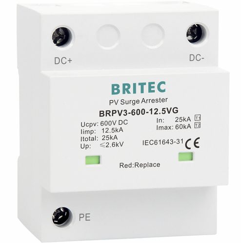 1型避雷器 - BRPV3-600-12.5VG - Britec Electric Co., Ltd - 2 型 / I 级 / II 级