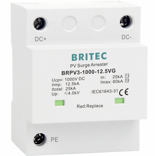 I型避雷器 - BRPV3-1000-12.5VG - Britec Electric Co., Ltd - 2 型 / I 级 / II 级