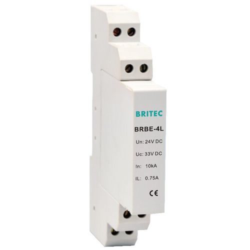 II型避雷器 - BRBE-4L series - Britec Electric Co., Ltd - 用于信号传输 / 电动安装 / 用于数据中心
