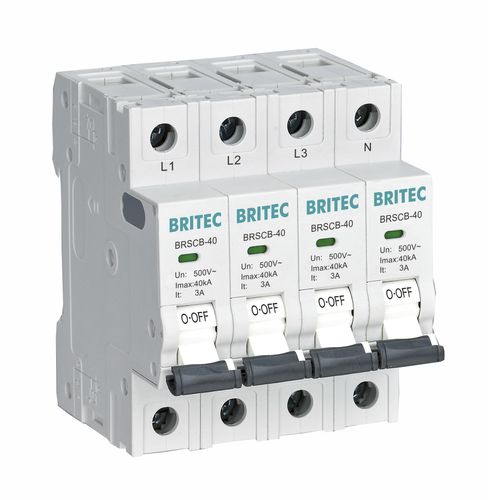 热量断路器 - BRSCB-40 series - Britec Electric Co., Ltd - 防过压 / 交流 / 低电压