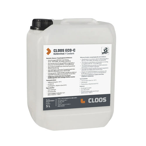 防腐蚀冷却液 - CLOOS Eco-C - CLOOS - 长寿命 / 低温 / 用于低温环境