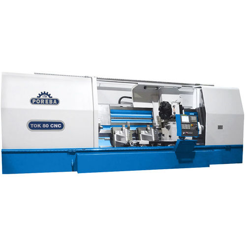 大型工件车削加工中心 - TOK series - PORĘBA Machine Tools - CNC数控 / 倾斜台面式 / 12工具
