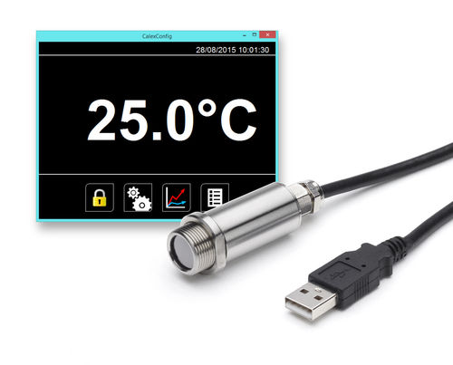 无显示高温计 - PyroMiniUSB - Calex Electronics Limited - USB / IP65 / full IP65