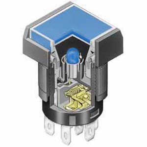 IP65按钮式开关 - YB series - NKK Switches - 热塑性塑料 / LED照明 / 微动