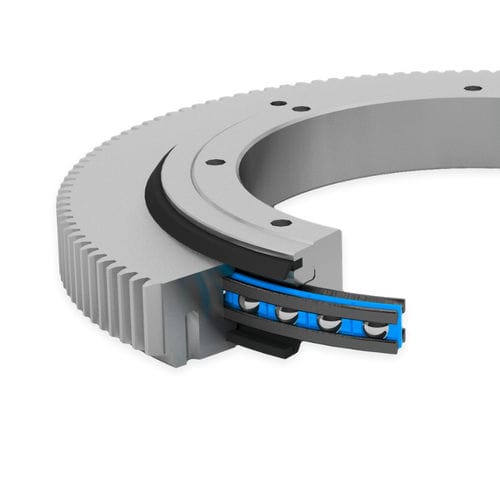 外齿回转支承 - LVD series - Franke GmbH - 四点接触球 / 单列 / 四点接触型