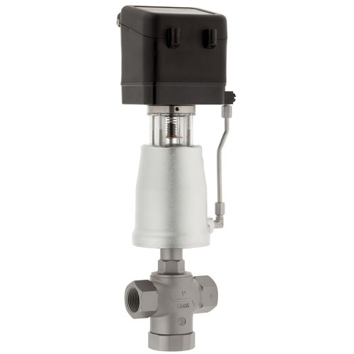 气动操控式阀门 - 7082 - Schubert & Salzer Control Systems GmbH - 调节 / 不锈钢 / 3 通型