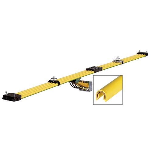 塑料导电轨 - FlexLine 0811 Series - Conductix-Wampfler/德国Conductix - 绝缘 / 单极 / 封闭式