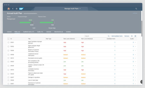 安全门禁软件 - Audit Management - SAP/思爱普 - 质量 / 报告 / 创建制作用