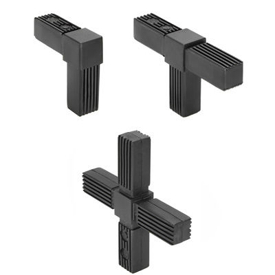 方形管件 - STC series - ELESA/伊莉莎冈特 - 不锈钢 / 钢 / 镀锌钢