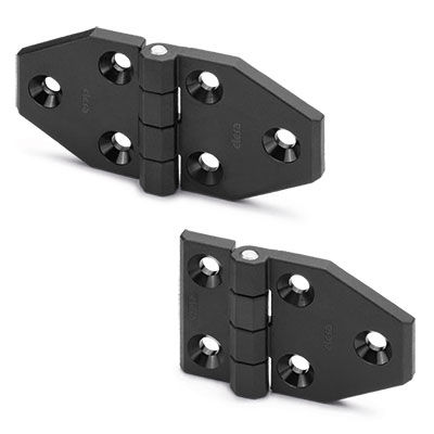 技术聚合物铰链 - CFM-TR - ELESA/伊莉莎冈特 - 螺旋式 / 270° / 螺杆式